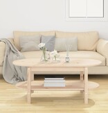 VidaXL Salontafel 110x55x45 cm massief grenenhout