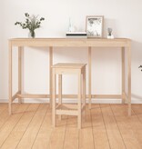VidaXL Bartafel 180x80x110 cm massief grenenhout