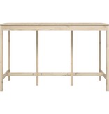 VidaXL Bartafel 180x80x110 cm massief grenenhout