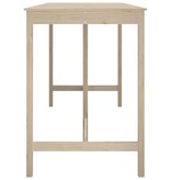 VidaXL Bartafel 180x80x110 cm massief grenenhout