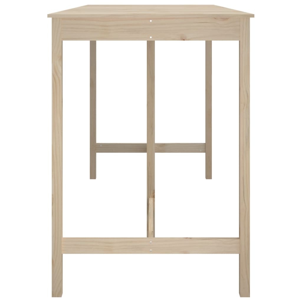 VidaXL Bartafel 180x80x110 cm massief grenenhout