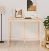 VidaXL Bartafel 140x80x110 cm massief grenenhout