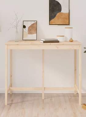 VidaXL Bartafel 140x80x110 cm massief grenenhout