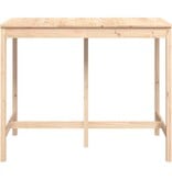 VidaXL Bartafel 140x80x110 cm massief grenenhout