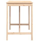 VidaXL Bartafel 140x80x110 cm massief grenenhout