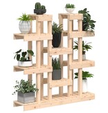 VidaXL Plantenstandaard 104,5x25x109,5 cm massief grenenhout
