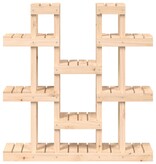 VidaXL Plantenstandaard 104,5x25x109,5 cm massief grenenhout