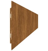 VidaXL Gazonranden 50 stuks 10x103 cm flexibel cortenstaal