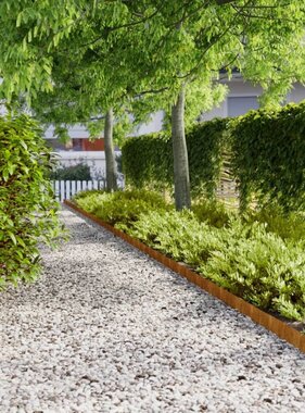 VidaXL Gazonranden 10 stuks 10x103 cm flexibel cortenstaal