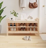 VidaXL Halbankje 110x40x60 cm massief grenenhout