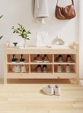 VidaXL Halbankje 110x40x60 cm massief grenenhout