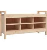 VidaXL Halbankje 110x40x60 cm massief grenenhout