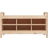 VidaXL Halbankje 110x40x60 cm massief grenenhout