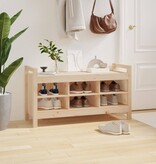 VidaXL Halbankje 110x40x60 cm massief grenenhout