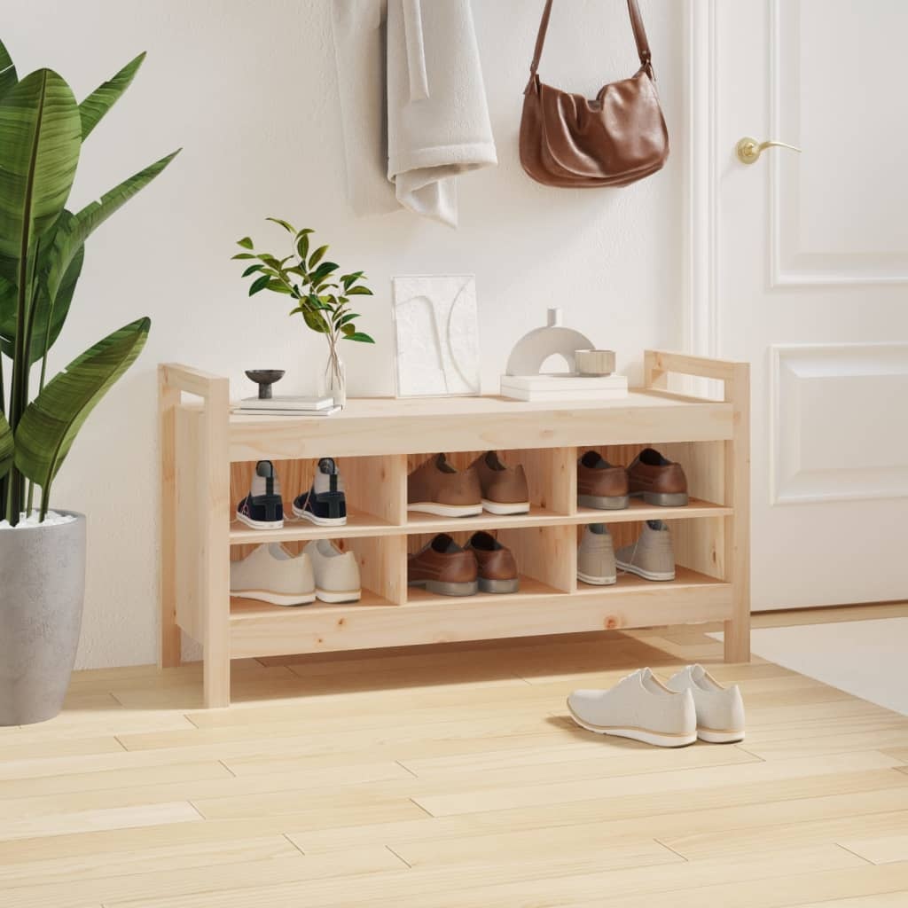 VidaXL Halbankje 110x40x60 cm massief grenenhout