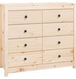 VidaXL Dressoir 100x40x90 cm massief grenenhout