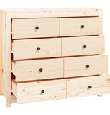 VidaXL Dressoir 100x40x90 cm massief grenenhout