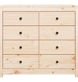 VidaXL Dressoir 100x40x90 cm massief grenenhout