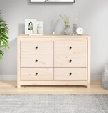 VidaXL Dressoir 100x40x72 cm massief grenenhout