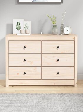 VidaXL Dressoir 100x40x72 cm massief grenenhout