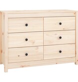 VidaXL Dressoir 100x40x72 cm massief grenenhout