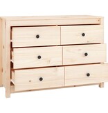 VidaXL Dressoir 100x40x72 cm massief grenenhout