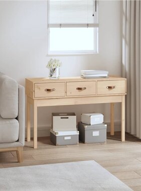 VidaXL Wandtafel 114x40x75 cm massief grenenhout