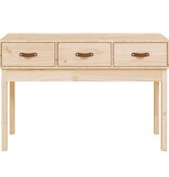 VidaXL Wandtafel 114x40x75 cm massief grenenhout