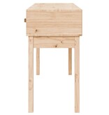 VidaXL Wandtafel 114x40x75 cm massief grenenhout