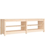 VidaXL Schoenenbank 160x36,5x50 cm massief grenenhout