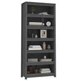 VidaXL Boekenkast 80x35x183 cm massief grenenhout grijs