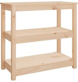 VidaXL Wandtafel 80x40x74 cm massief grenenhout