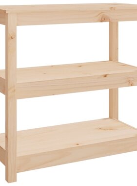 VidaXL Wandtafel 80x40x74 cm massief grenenhout