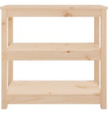 VidaXL Wandtafel 80x40x74 cm massief grenenhout