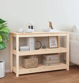 VidaXL Wandtafel 110x40x74 cm massief grenenhout