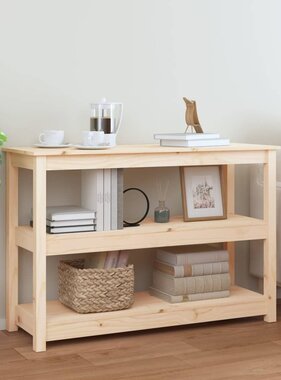 VidaXL Wandtafel 110x40x74 cm massief grenenhout