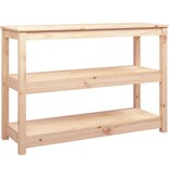 VidaXL Wandtafel 110x40x74 cm massief grenenhout