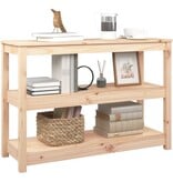 VidaXL Wandtafel 110x40x74 cm massief grenenhout