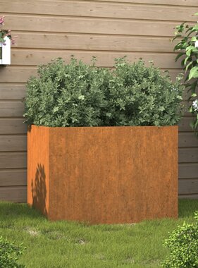 VidaXL Plantenbak 62x47x46 cm cortenstaal