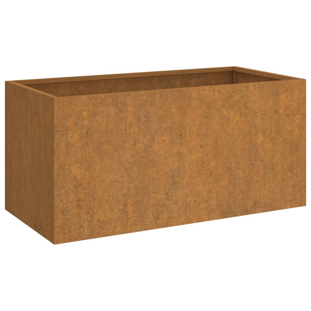VidaXL Plantenbak 62x30x29 cm cortenstaal