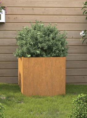VidaXL Plantenbak 32x30x29 cm cortenstaal
