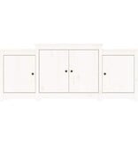 VidaXL Dressoir 164x37x68 cm massief grenenhout wit