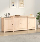 VidaXL Dressoir 164x37x68 cm massief grenenhout