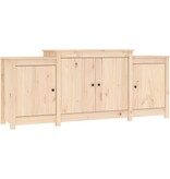 VidaXL Dressoir 164x37x68 cm massief grenenhout