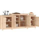 VidaXL Dressoir 164x37x68 cm massief grenenhout