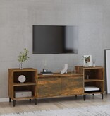 VidaXL Tv-meubel 160x35x55 cm bewerkt hout gerookt eikenkleurig