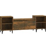 VidaXL Tv-meubel 160x35x55 cm bewerkt hout gerookt eikenkleurig
