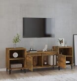 VidaXL Tv-meubel 160x35x55 cm bewerkt hout gerookt eikenkleurig