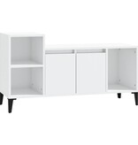 VidaXL Tv-meubel 100x35x55 cm bewerkt hout hoogglans wit