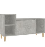 VidaXL Tv-meubel 100x35x55 cm bewerkt hout betongrijs